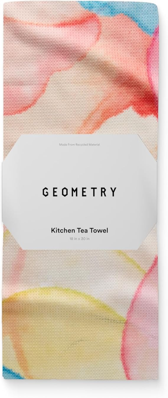 GEOMETRY Spring Kitchen Towels - Double Sided, Quick Dry Microfiber Cloth - Spring & Summer Dish ... | Amazon (US)