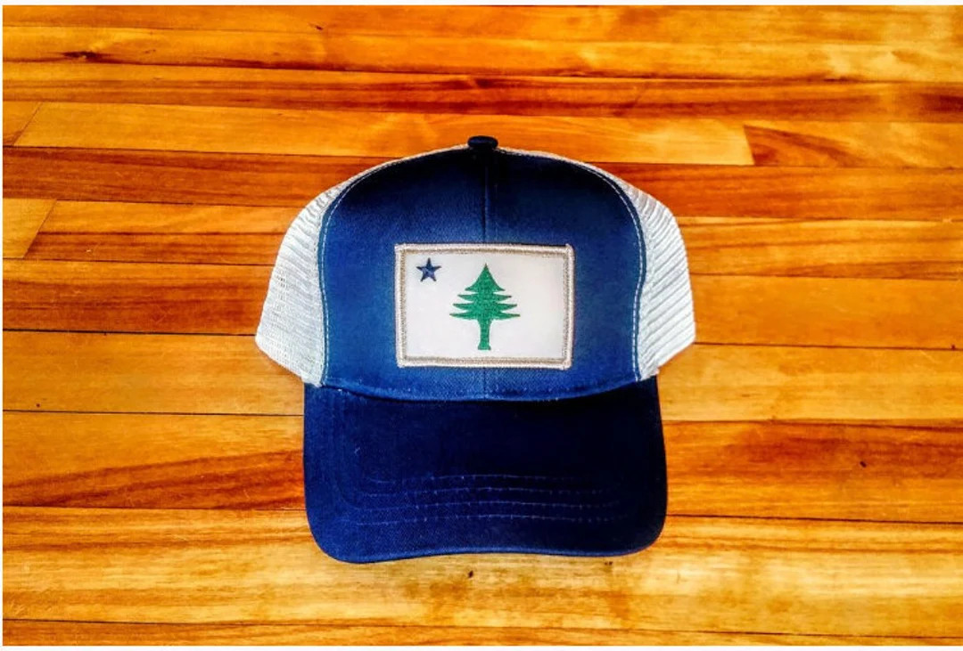 Original Maine Flag Hat From Maine! - Etsy | Etsy (US)