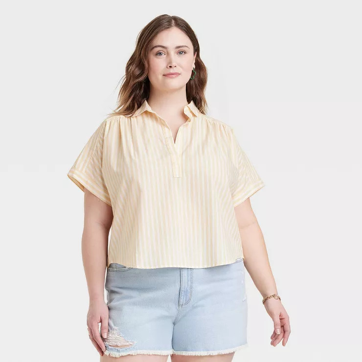 Women's Short Sleeve Pullover Blouse - Universal Thread™ | Target