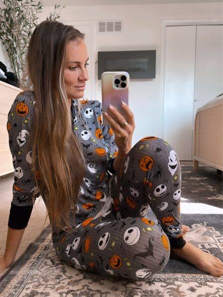 Halloween ready with the cutest pjs from Little Sleepies. They make the softest best pajamas for the whole family! Wearing size Small  

#LTKfindsunder50 #LTKHoliday #LTKSeasonal