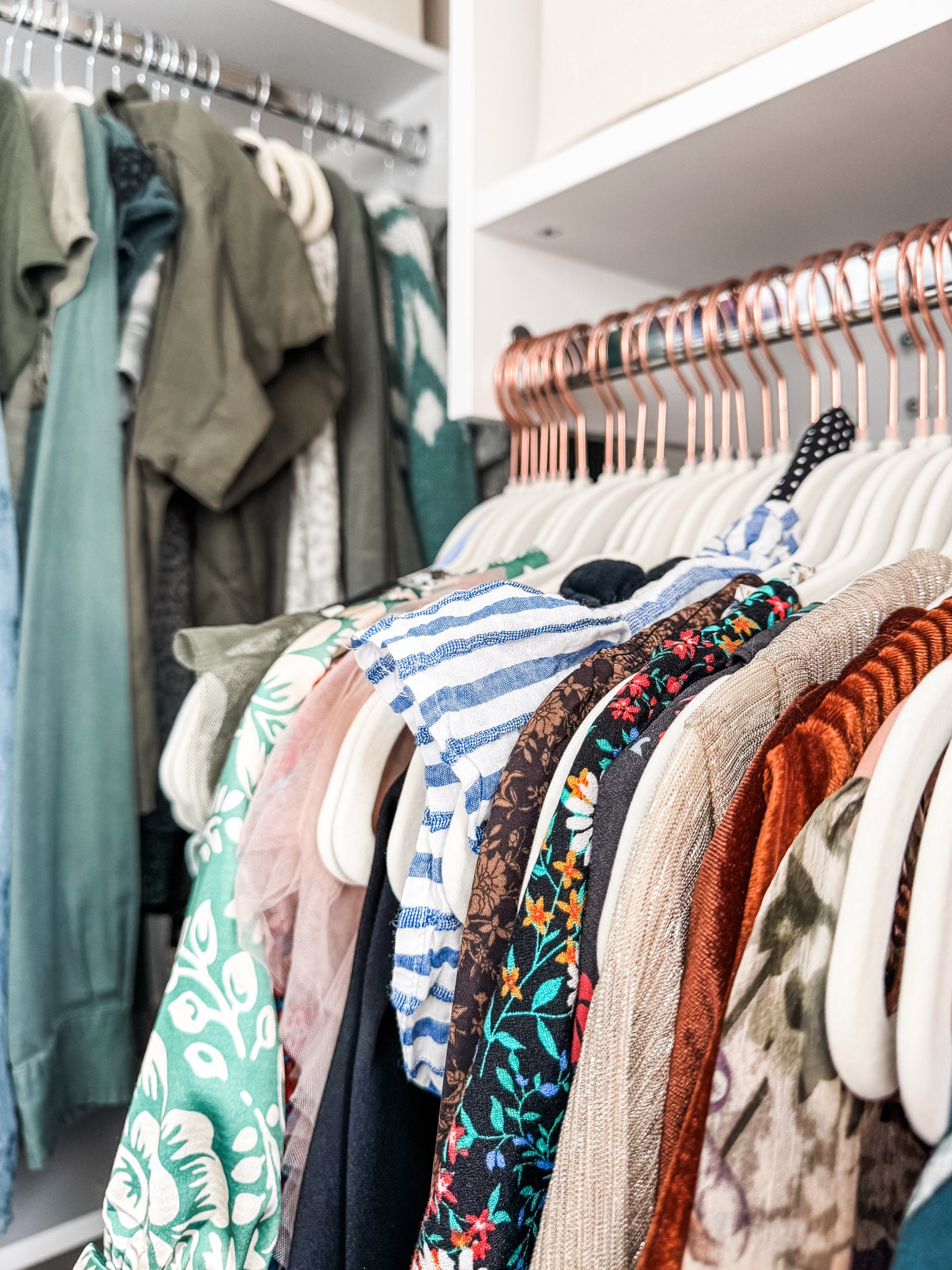 Pretty rose gold and velvet hangers! 

#LTKHome #LTKStyleTip #LTKFindsUnder50