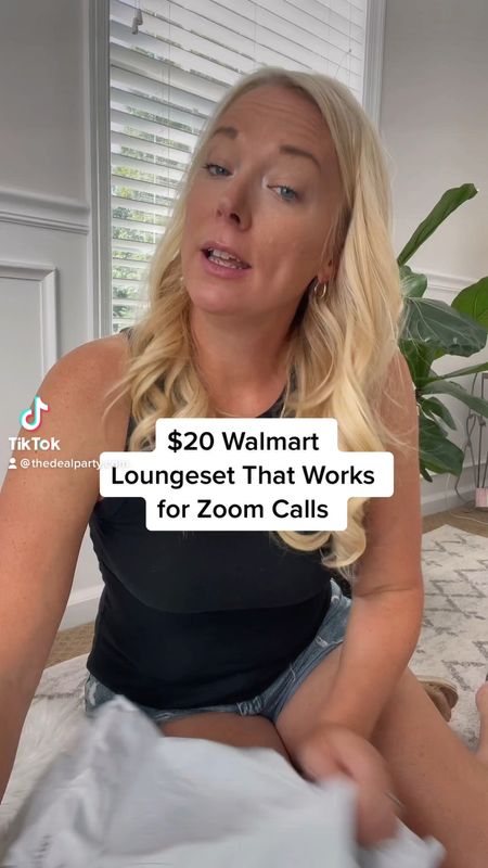 Loungeset loungewear set from Walmart perfect for zoom calls and working from home!

#LTKSeasonal #LTKunder50 #LTKstyletip