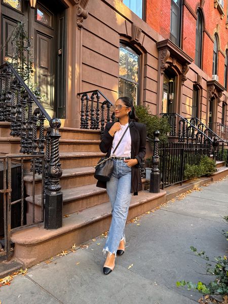 You can never go wrong with denim and a chic oversized blazer! These are some of my fave new agolde denim styles. 
Take 20% OFF my bag with code: HAUTE20
…
#denim #agolde #blackblazer #falloutfit #stevemadden #giginewyork 

#LTKshoecrush #LTKitbag #LTKstyletip
