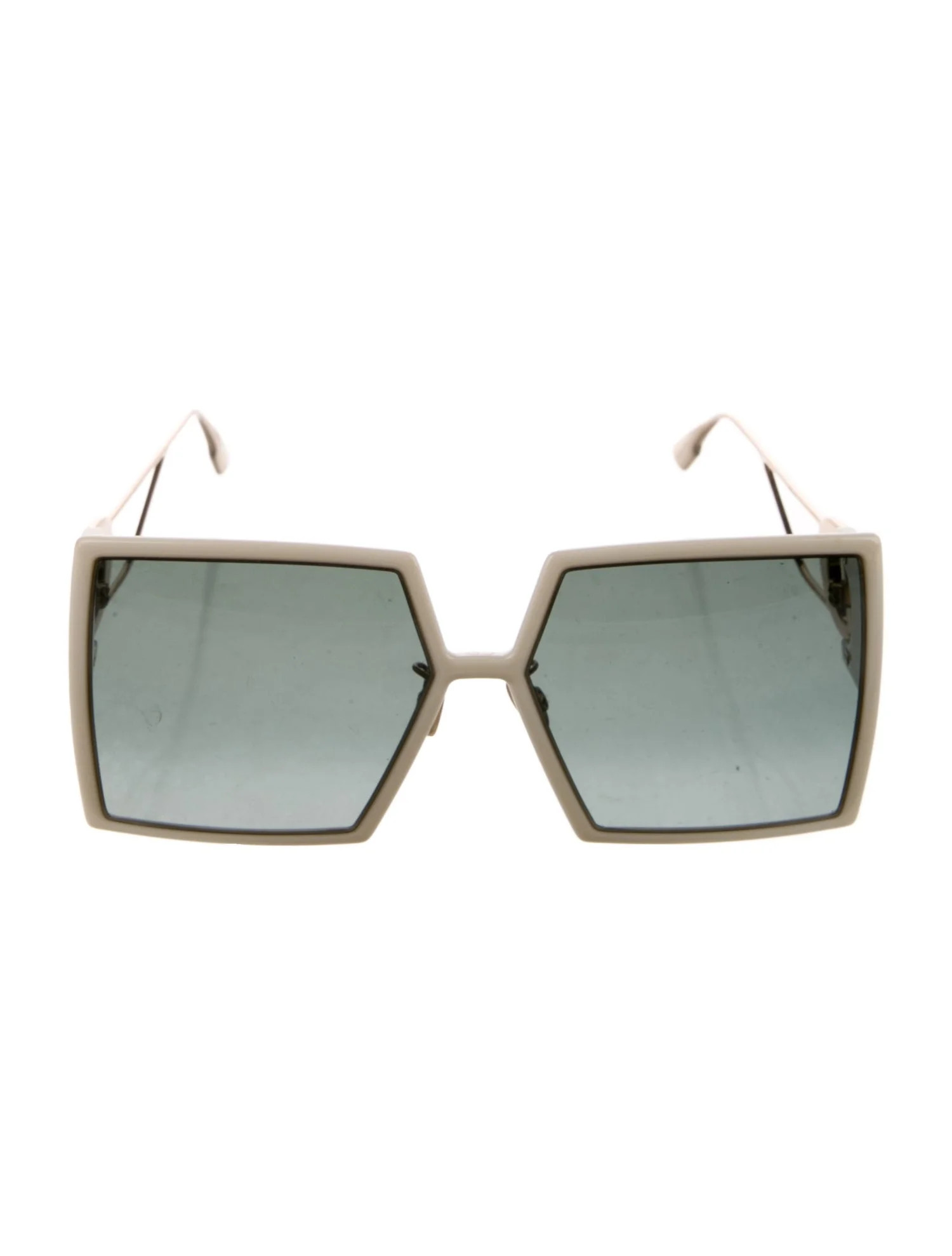 Christian Dior Oversize Tinted Sunglasses - White Sunglasses, Accessories - CHR567547 | The RealR... | The RealReal