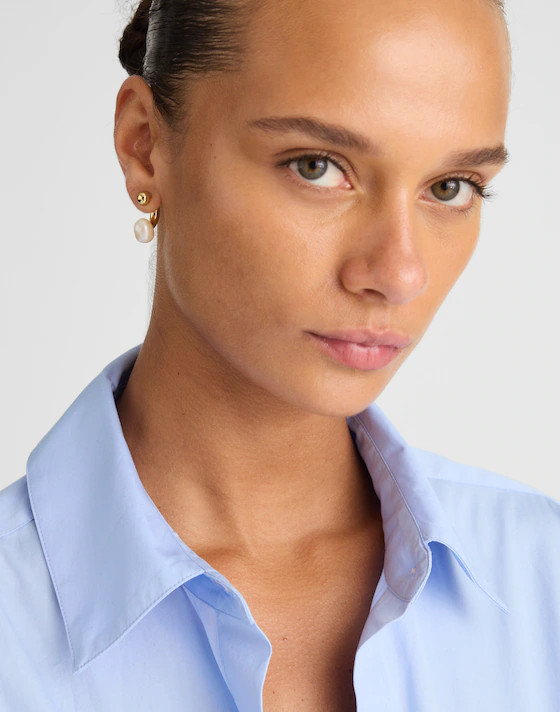 Freshwater Pearl Front-Back Earrings | Madewell