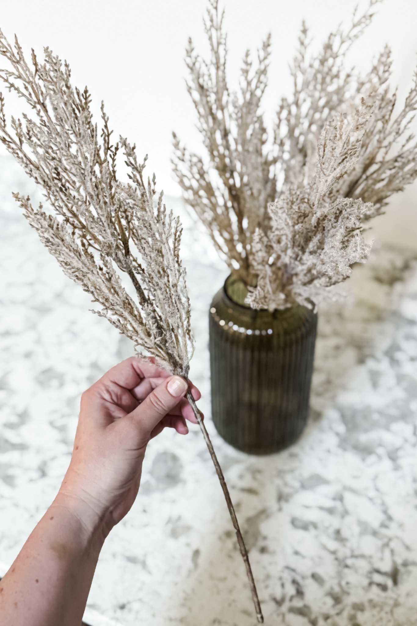 This is an excellent faux stem option — a great neutral color and so realistic! I even love the texture the branches have on them to give them that grassy “fuzziness”. 🌾

#LTKSeasonal #LTKHome