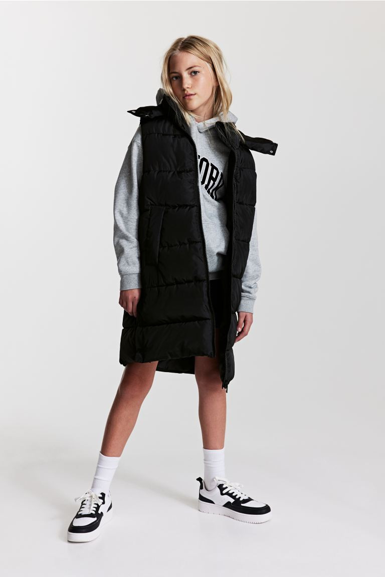 Long Puffer Vest | H&M (US + CA)