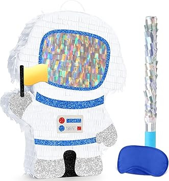 WERNNSAI Astronaut Pinata - Spaceman Pinata with Blindfold and Stick for Space Adventure Birthday... | Amazon (CA)