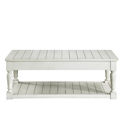 Hemingway Lift Top Coffee Table Alabaster - Steve Silver Co.: Rubberwood Frame, MDF Top, Oil Rubbed Finish | Target