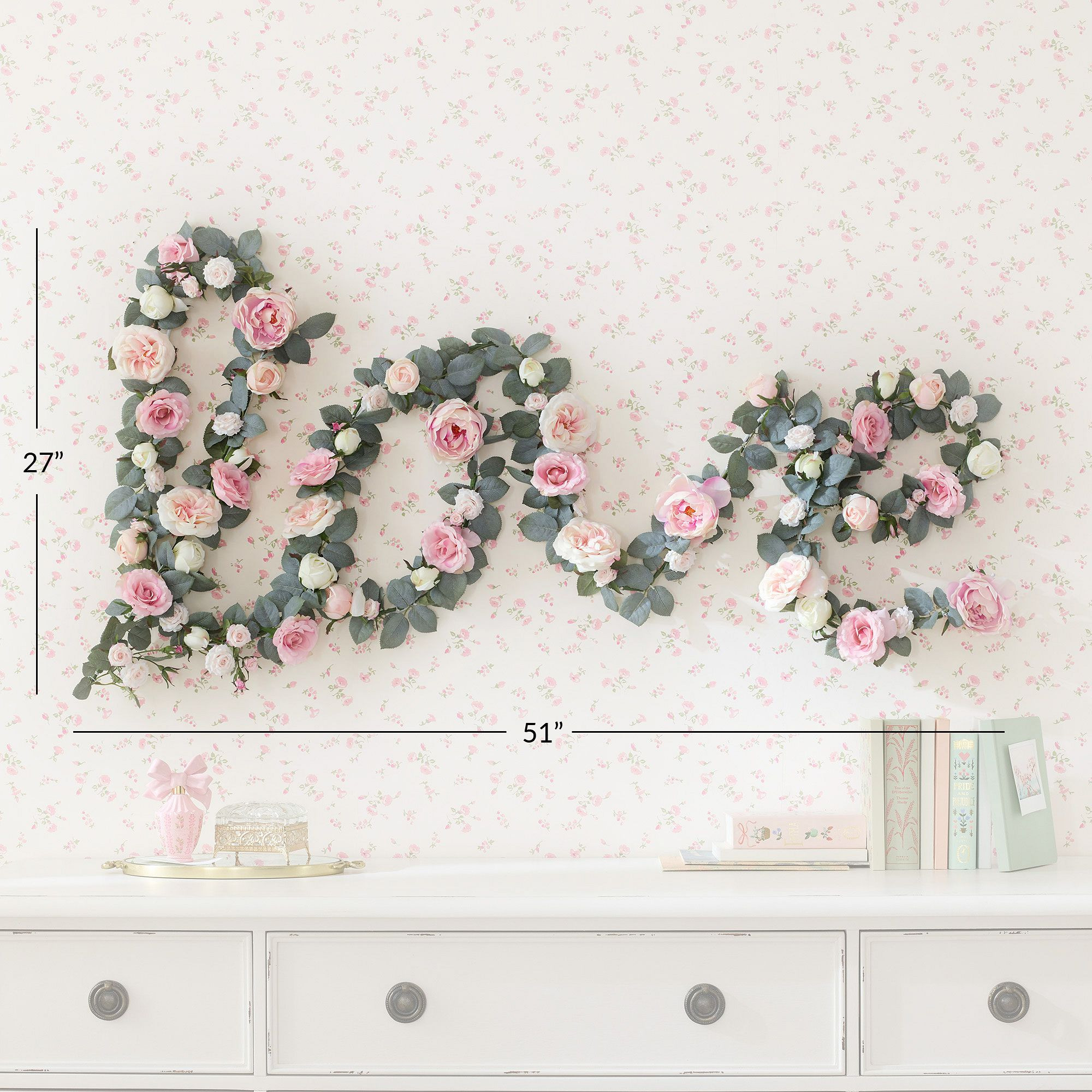 LoveShackFancy Love Floral Decor | Pottery Barn Teen