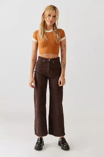 BDG High & Wide Corduroy Pant | Urban Outfitters (US and RoW)