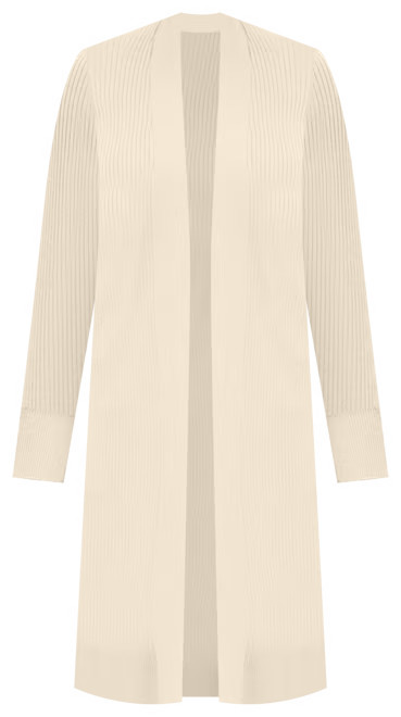 Ribbed Open Cardigan | LOFT