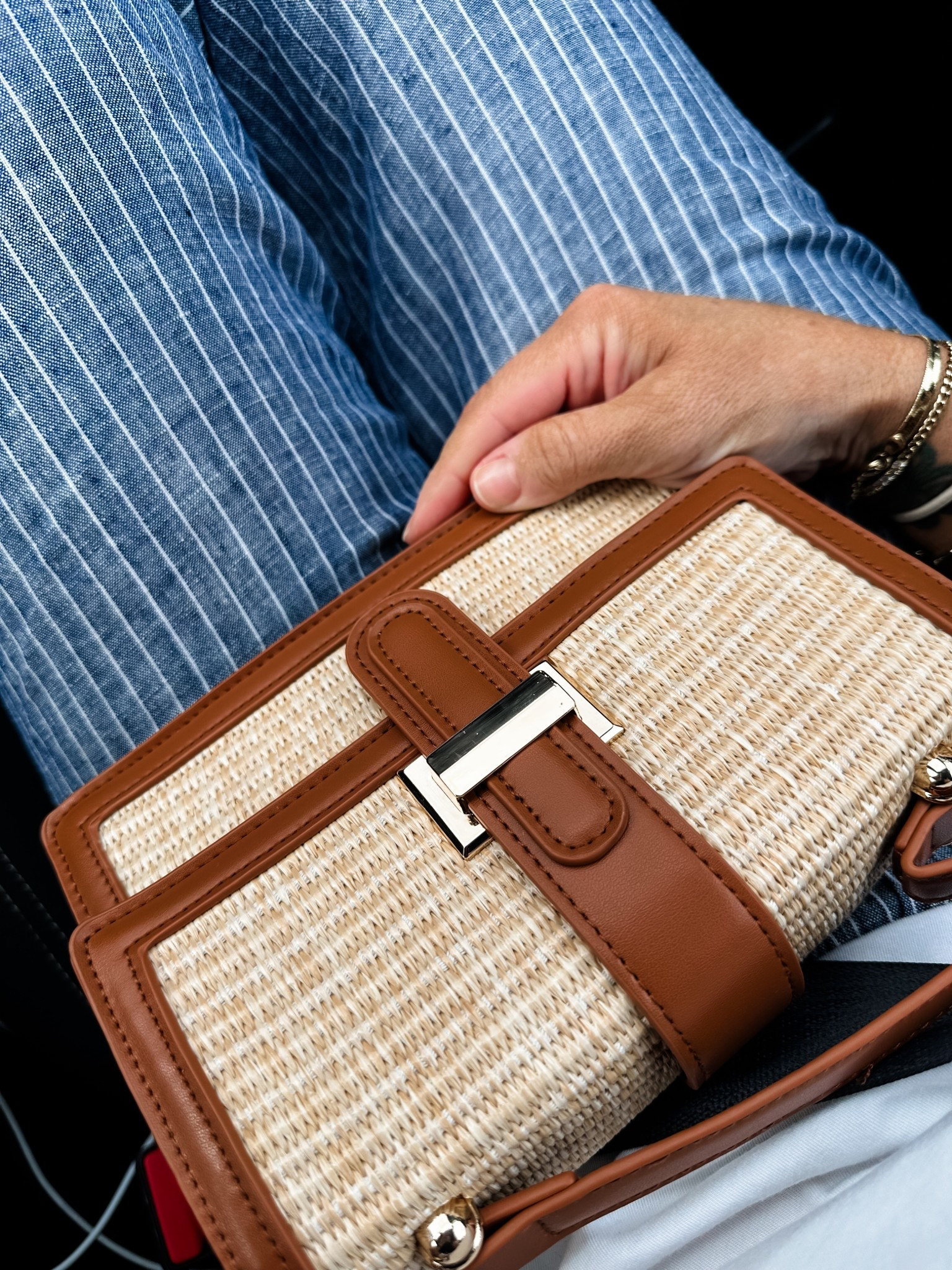 It’s giving Hermes but it’s Amazon! 
Fits a lot and super cute. Perfect for warm weather or vacation dinners! 

#LTKOver40 #LTKTravel #LTKootd