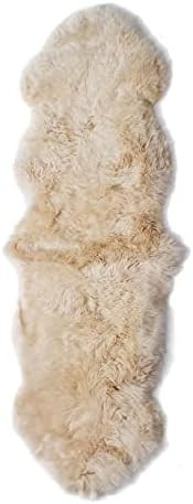 Real Sheepskin Rug 2x6 ft | Sheepskin Rugs for Living Room and Sofa | Bedside Rugs for Bedrooms |... | Amazon (US)