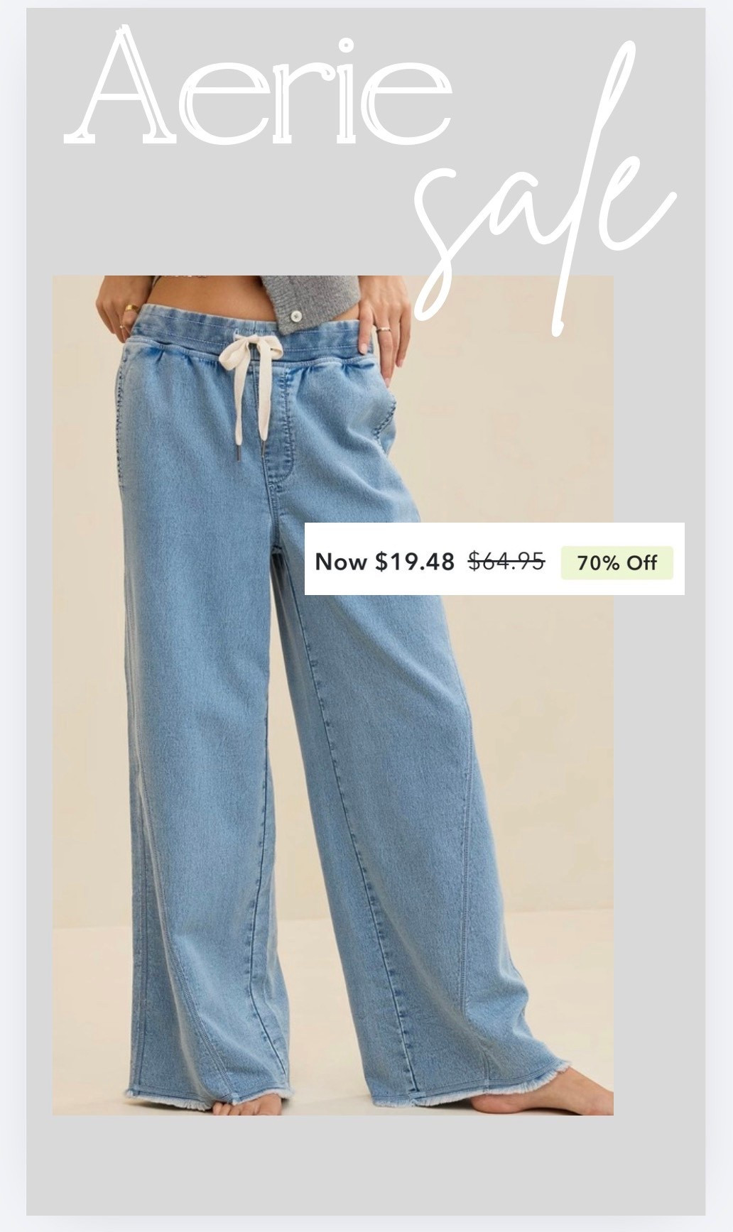 Crazy price drop on these Aerie trousers. Fully stocked (as of now) 

#LTKSaleAlert