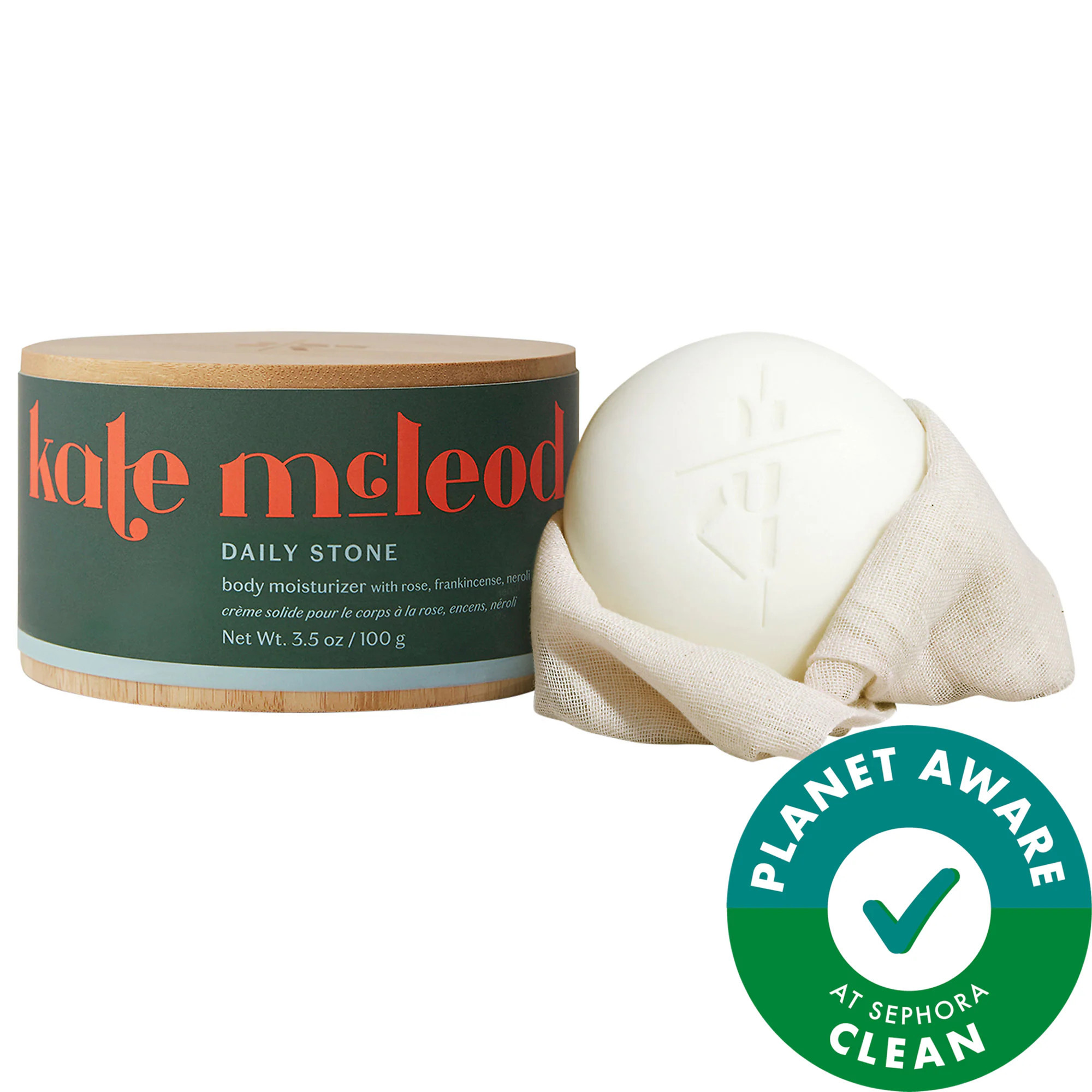 Kate McLeod The Body Stone - Deep Moisturizing Cocoa Butter Lotion Bar for Dry Skin Treatment Daily Stone 3.5 oz / 100 g Starter Kit | Sephora (US)