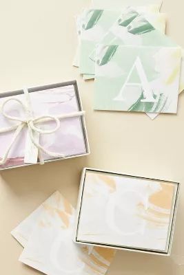 Monogram Boxed Card Set | Anthropologie (US)