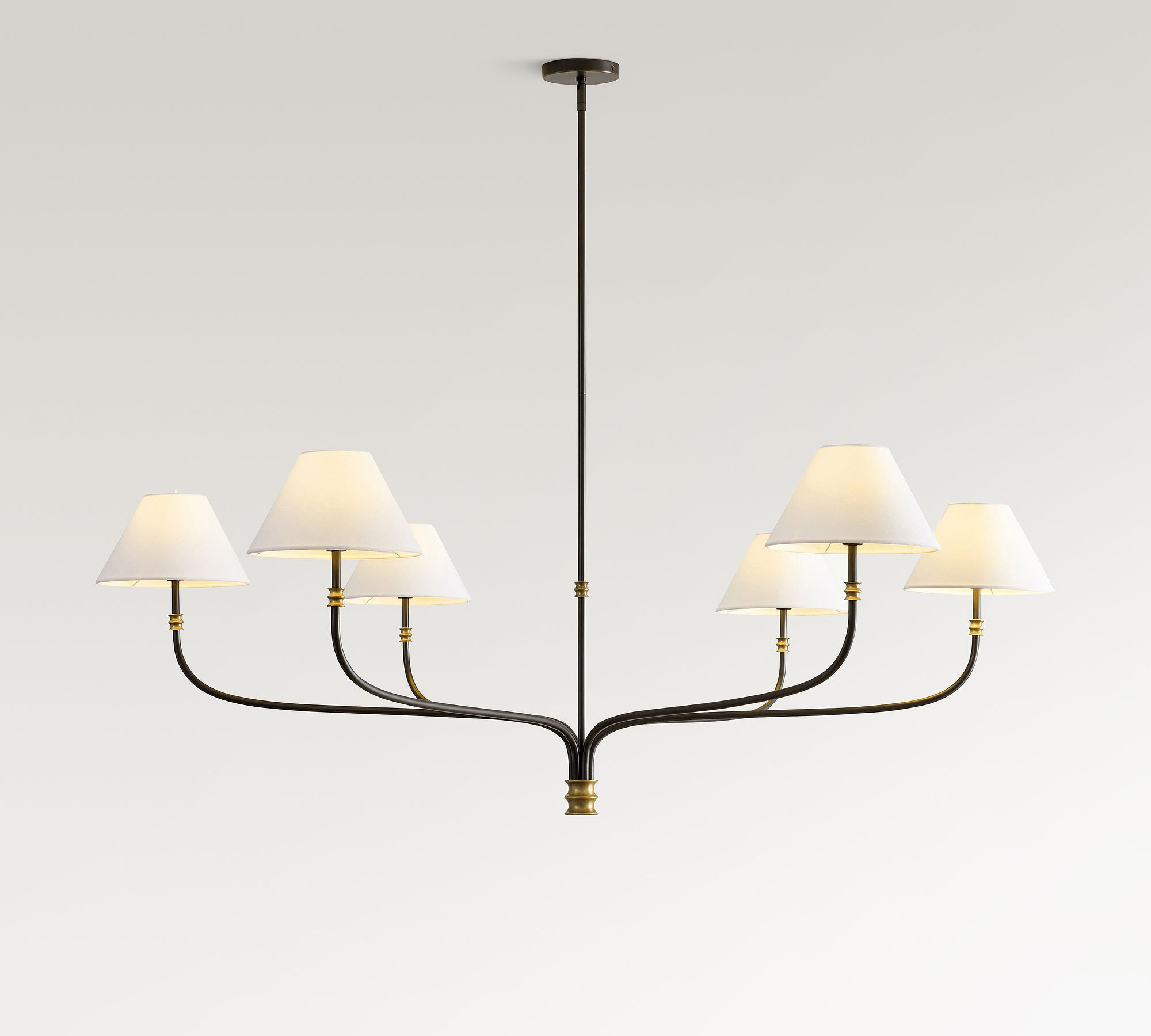 Collins Metal Round Chandelier (36"-60") | Pottery Barn (US)