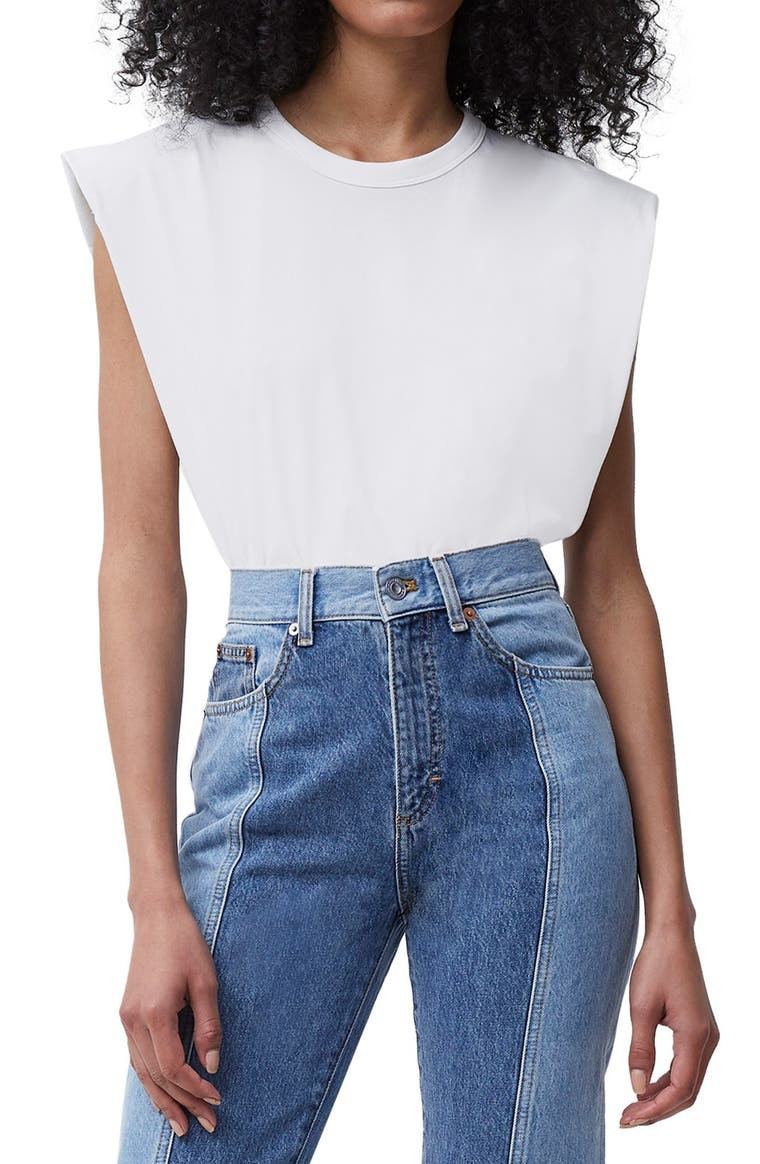 French Connection Shoulder Pad Jersey T-Shirt | Nordstrom | Nordstrom
