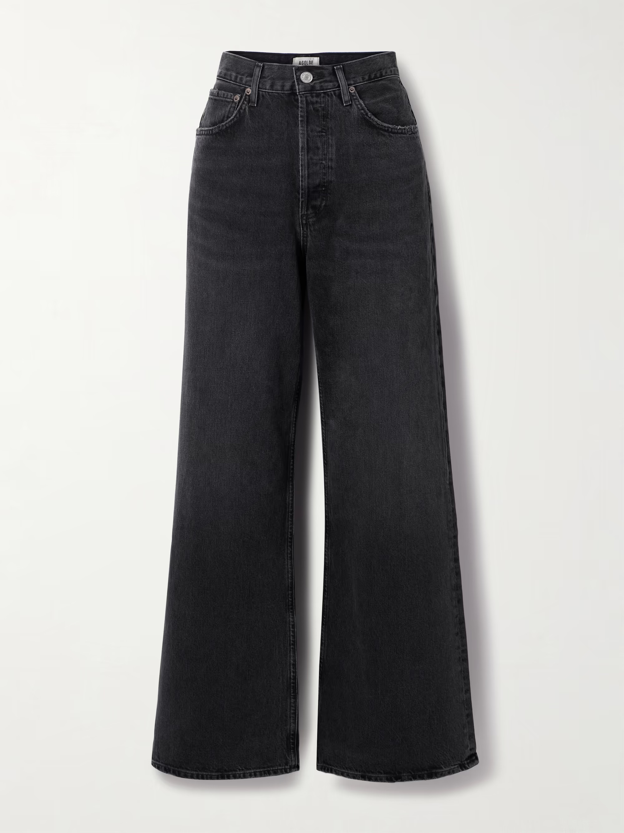 Dame high-rise wide-leg organic jeans | NET-A-PORTER (UK & EU)