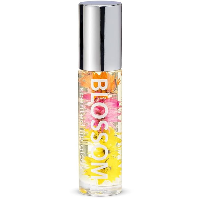 Blossom Scented Roll on Lip Gloss, Infused with Real Flowers, Made in USA, 0.20 fl. oz./5.9ml, Ma... | Amazon (US)