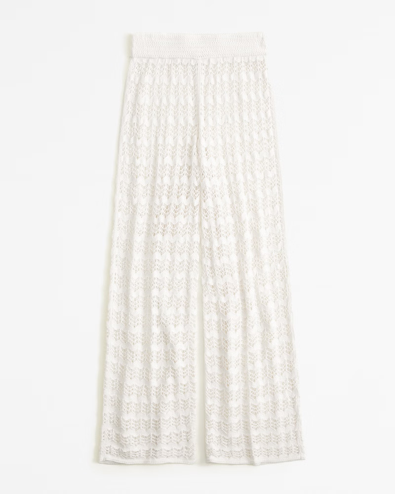 Women's Crochet Coverup Pant | Women's Swimwear | Abercrombie.com | Abercrombie & Fitch (US)