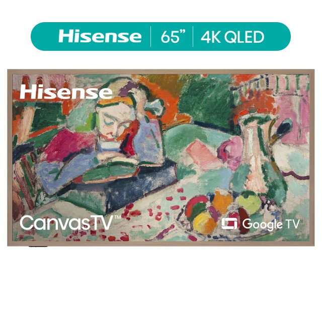 Hisense 65-Inch Class S7N CanvasTV™ Series 4K UHD Google Smart TV (65S7N, 2024 Model) - QLED, A... | Walmart (US)