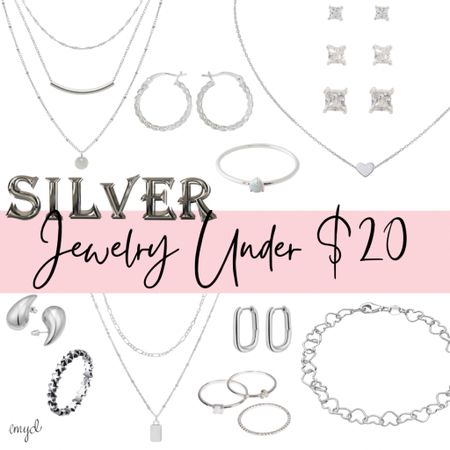 Silver Jewelry for under $20 that you can use to elevate your next look 💍

#LTKGiftGuide #LTKfindsunder50 #LTKstyletip