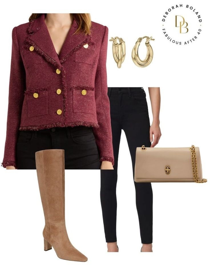 Proof that leggings can look polished with the right layers. ✨

I paired them with a classic tweed jacket and tall boots, and suddenly this comfy base feels elevated, effortless, and very “put together without trying too hard.”

It’s one of my favorite formulas for busy days: comfort on the bottom, structure on top, and boots that mean business.

#LTKSeasonal #LTKOver40 #LTKootd