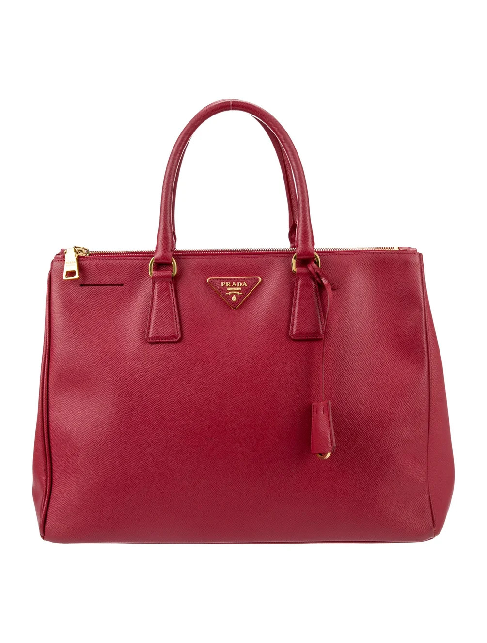 Saffiano Lux Leather Galleria Double Zip | The RealReal