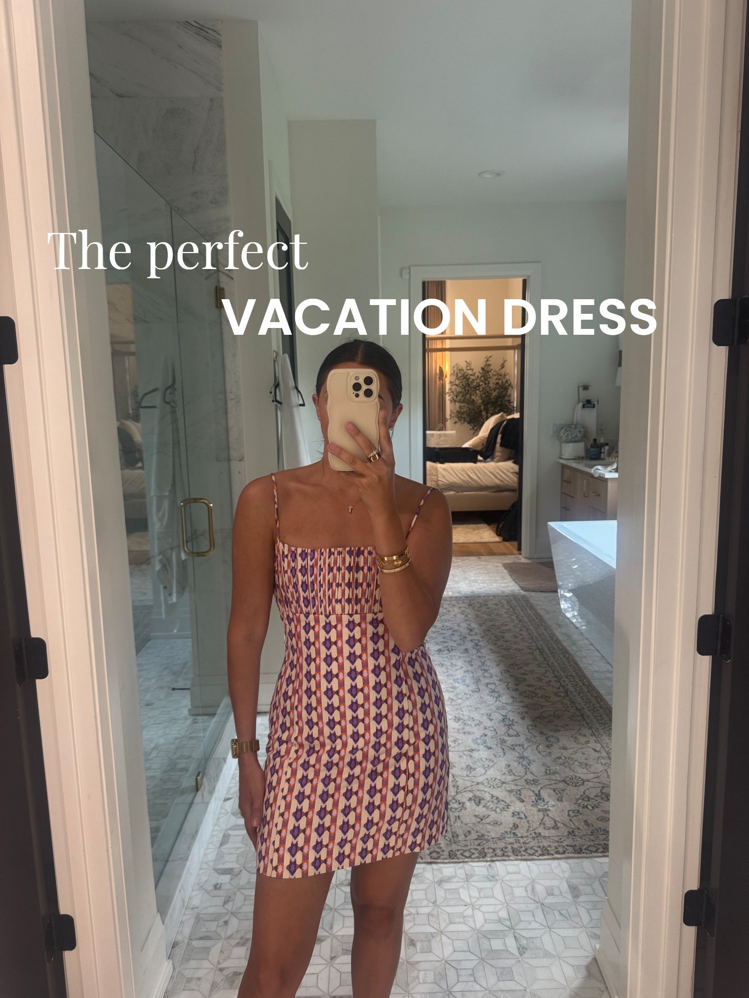 Dress: 4
DEDE20 for 20% off $100+

This dress is giving all the vacation vibes! Love the unique pattern 