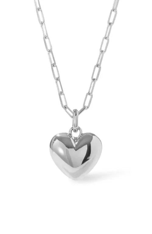 Ana Luisa Puffed Heart Necklace - Lev in Silver at Nordstrom | Nordstrom
