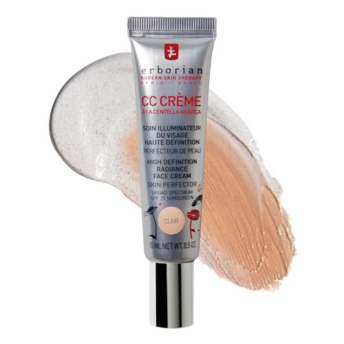 Erborian Color Correcting CC Cream with Centella Asiatica, Fair (Clair) - Light Multi-Purpose Facial Concealer with Illuminating Finish Soothes & Hydrates - SPF Korean Skincare Skin Perfector - 0.5 Oz | Amazon (US)