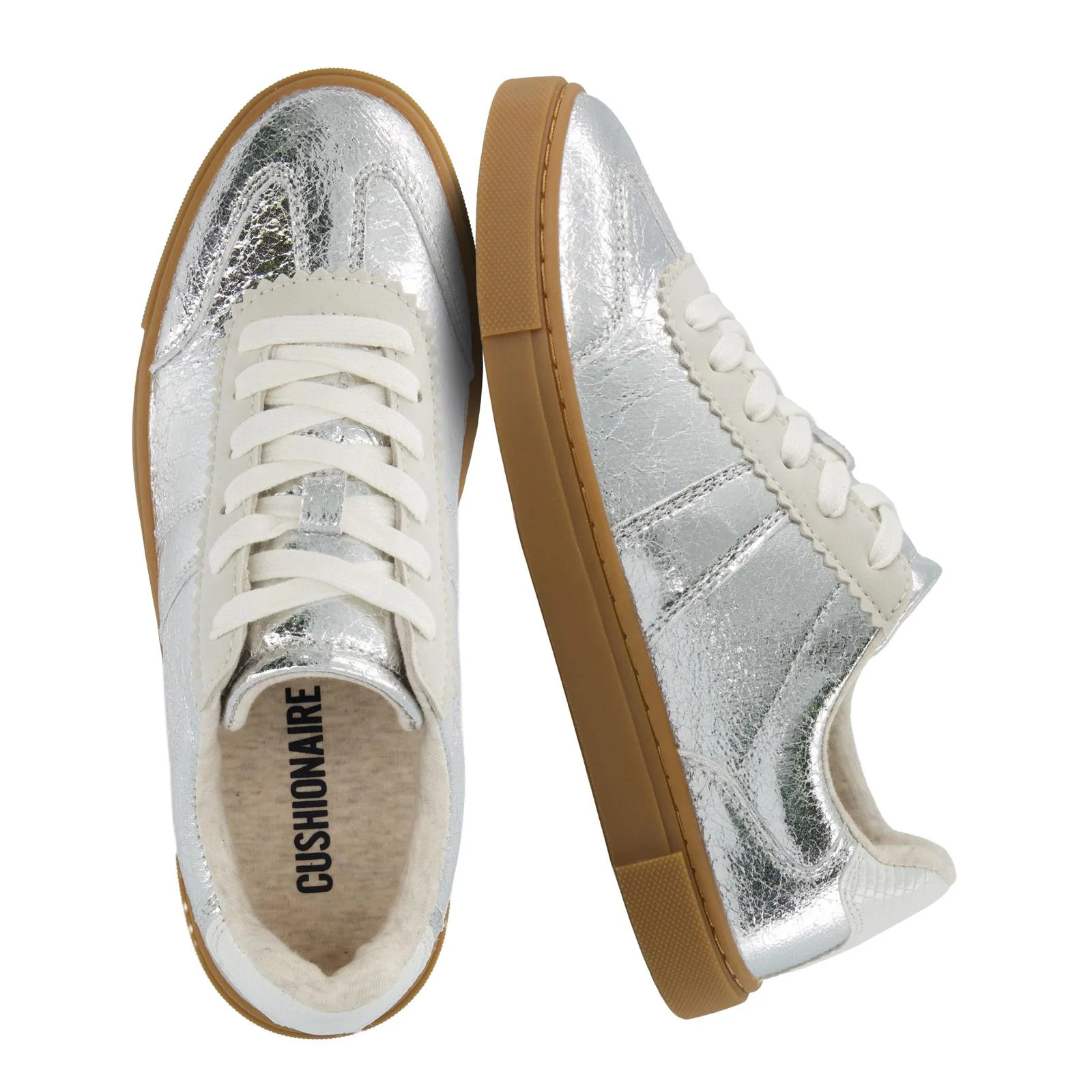 Cushionaire Balance Lace Up Women's Sneakers - Casual Tennis Shoes for Women with Memory Foam and... | Walmart (US)