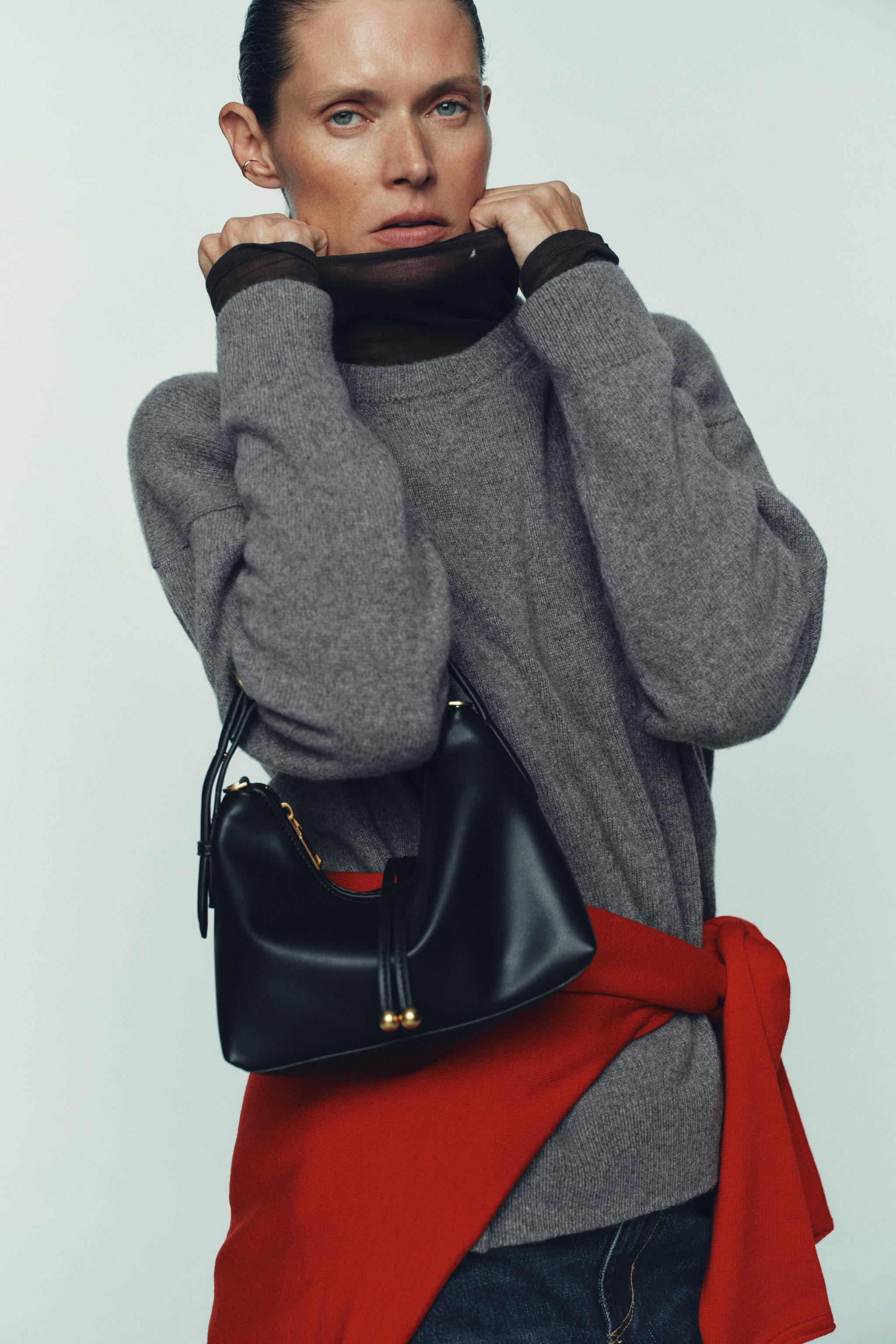 MINI BUCKET BAG WITH BEAD DETAIL | Zara US