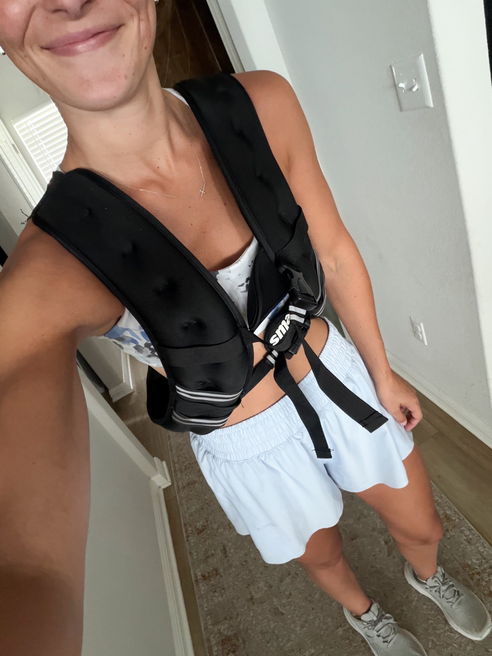 wearing the 12 pound weighted vest for my daily walk! these shorts are awesome too! I sized up for a loser fit 
-
athleisure, weighted vest, Amazon finds

#LTKfitnessgoals #LTKselfcare