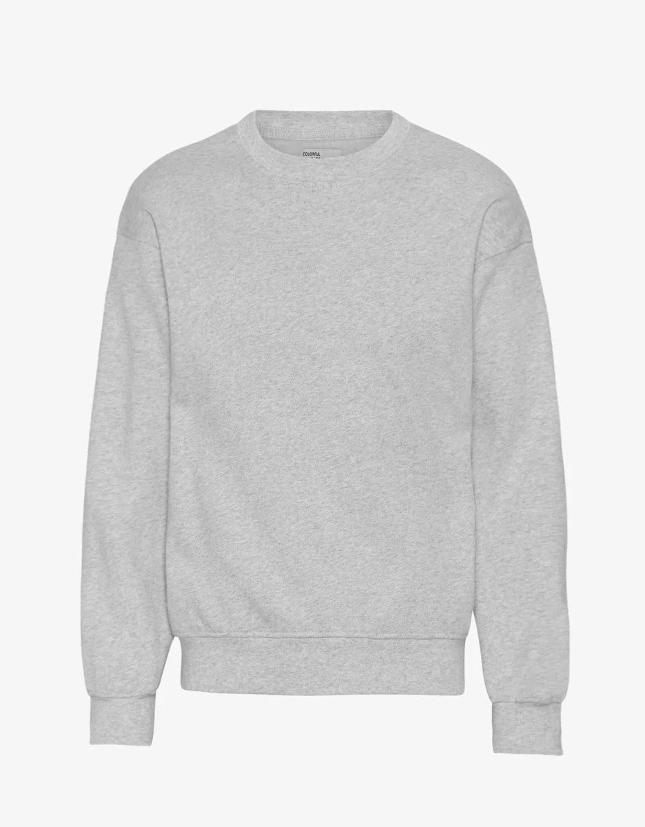 Organic Oversized Crew - Heather Grey | Colorful Standard