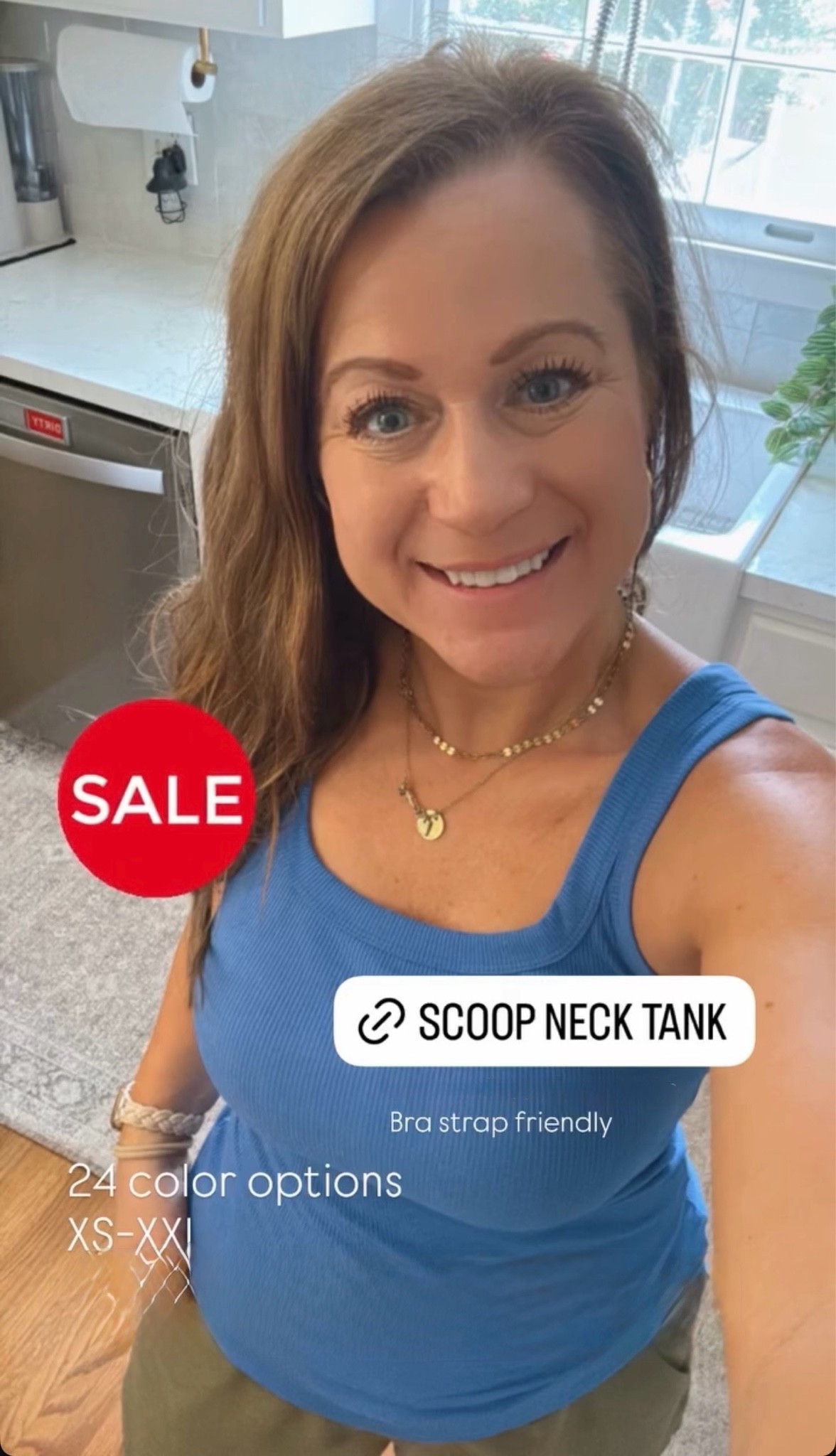 This Scoopneck tank is one of my favorite styles… it holds its shapw, washes up great, comes in lots of color options (I have several) and is bra strap friendly. 

I wear a small

#LTKSeasonal #LTKPetite #LTKSaleAlert