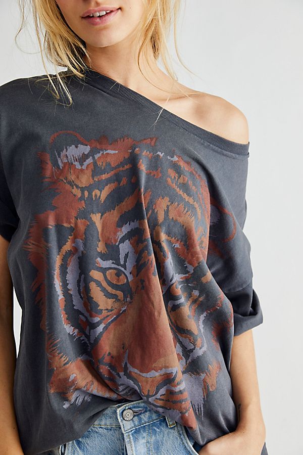 Wrangler Oversized Tiger Tee | Free People (Global - UK&FR Excluded)