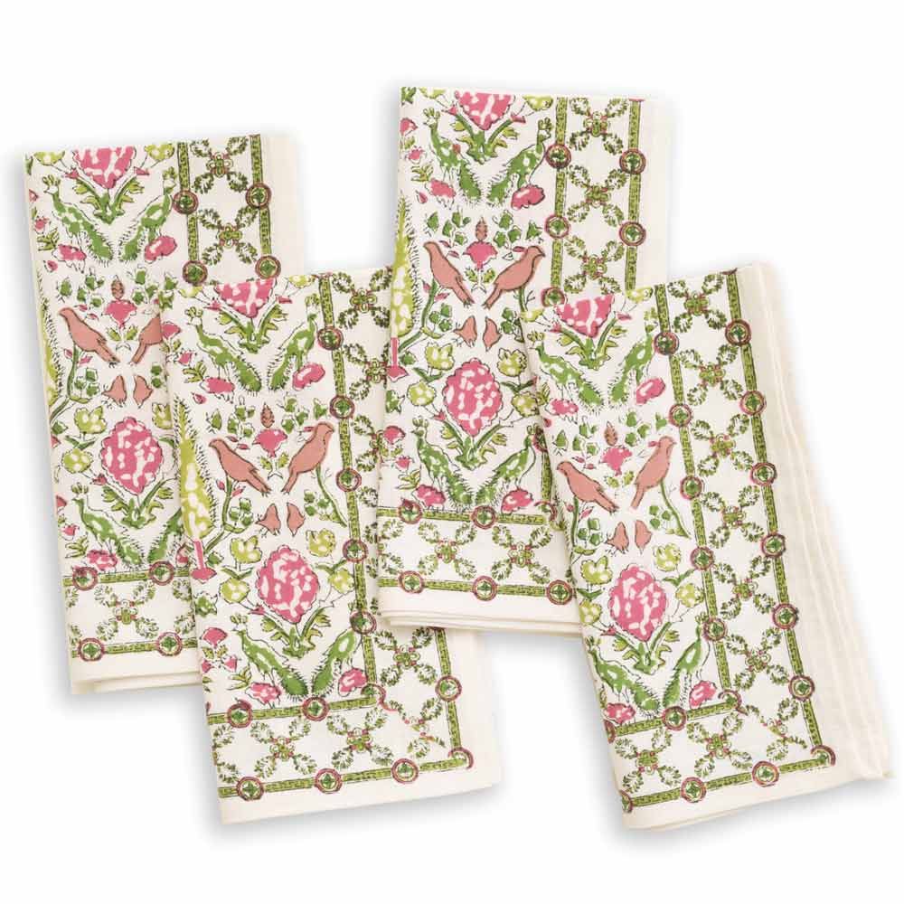 Dove & Cypress Napkins | Set of 4 | Dashing Trappings
