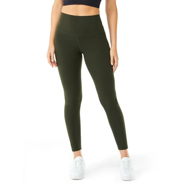 Sofia Active by Sofia Vergara Women’s High Waist Basic Studio Leggings - Walmart.com | Walmart (US)
