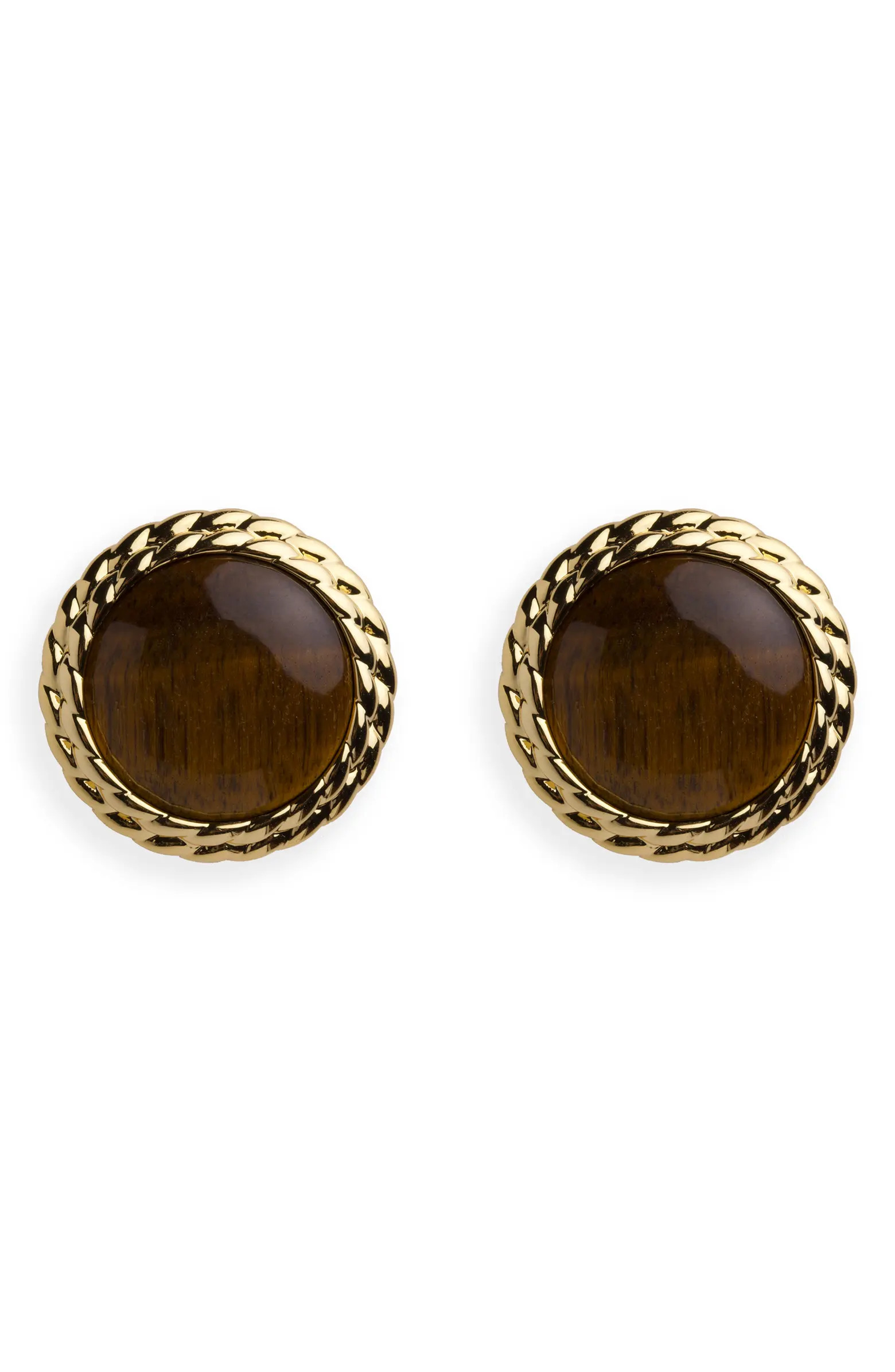 Bezel Stud Earrings | Nordstrom
