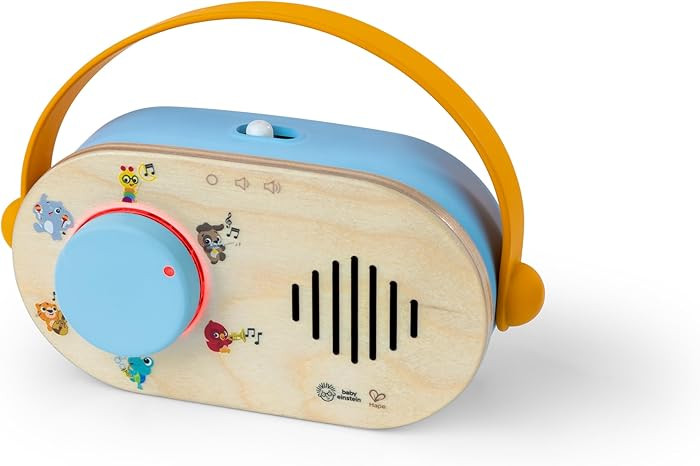 Baby Einstein + Hape Discovery Radio Toy Radio with Music & Lights, Ages 6 Months+ | Amazon (US)