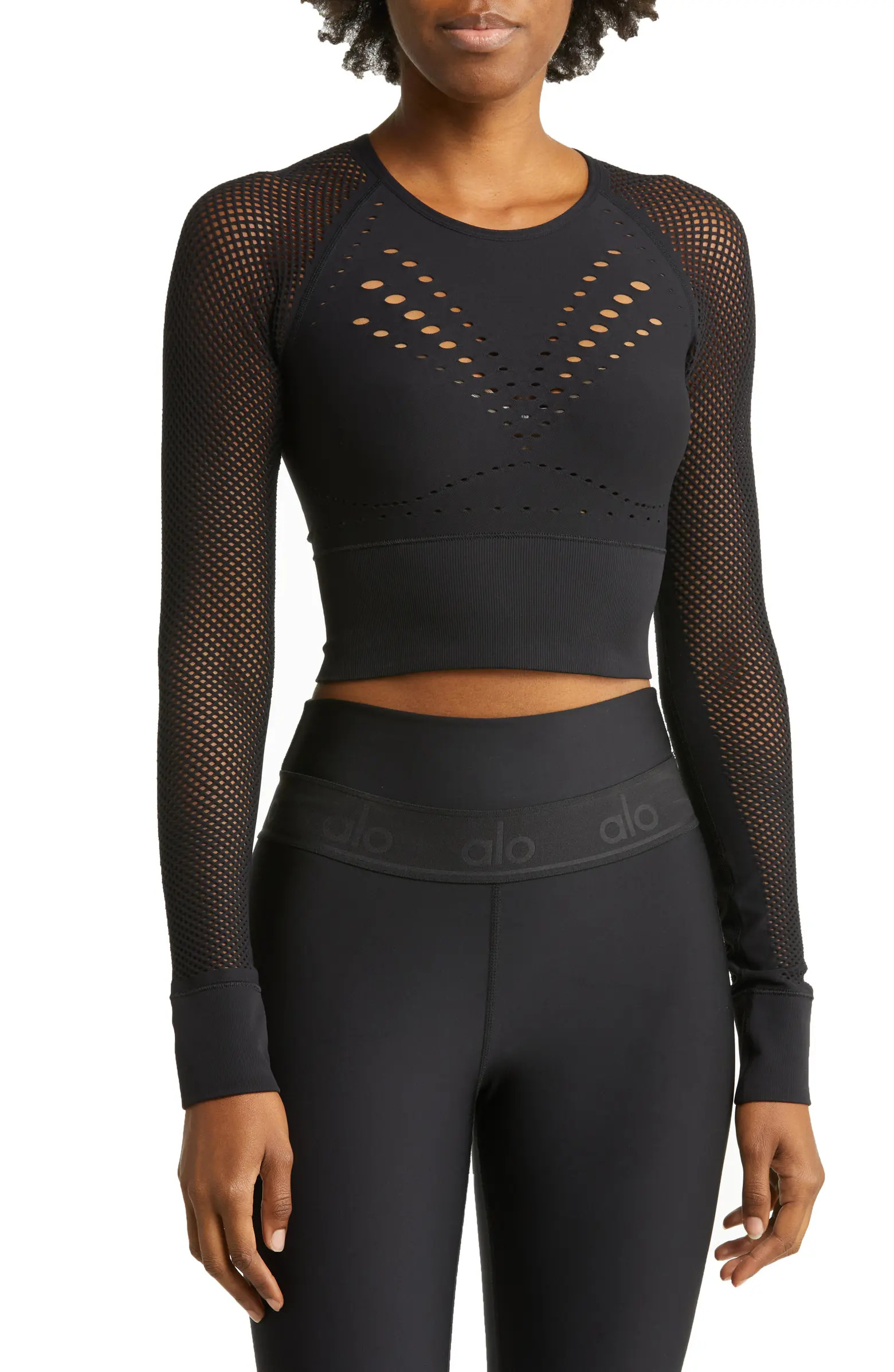 Alo Open Air Seamless Long Sleeve T-Shirt | Nordstrom | Nordstrom