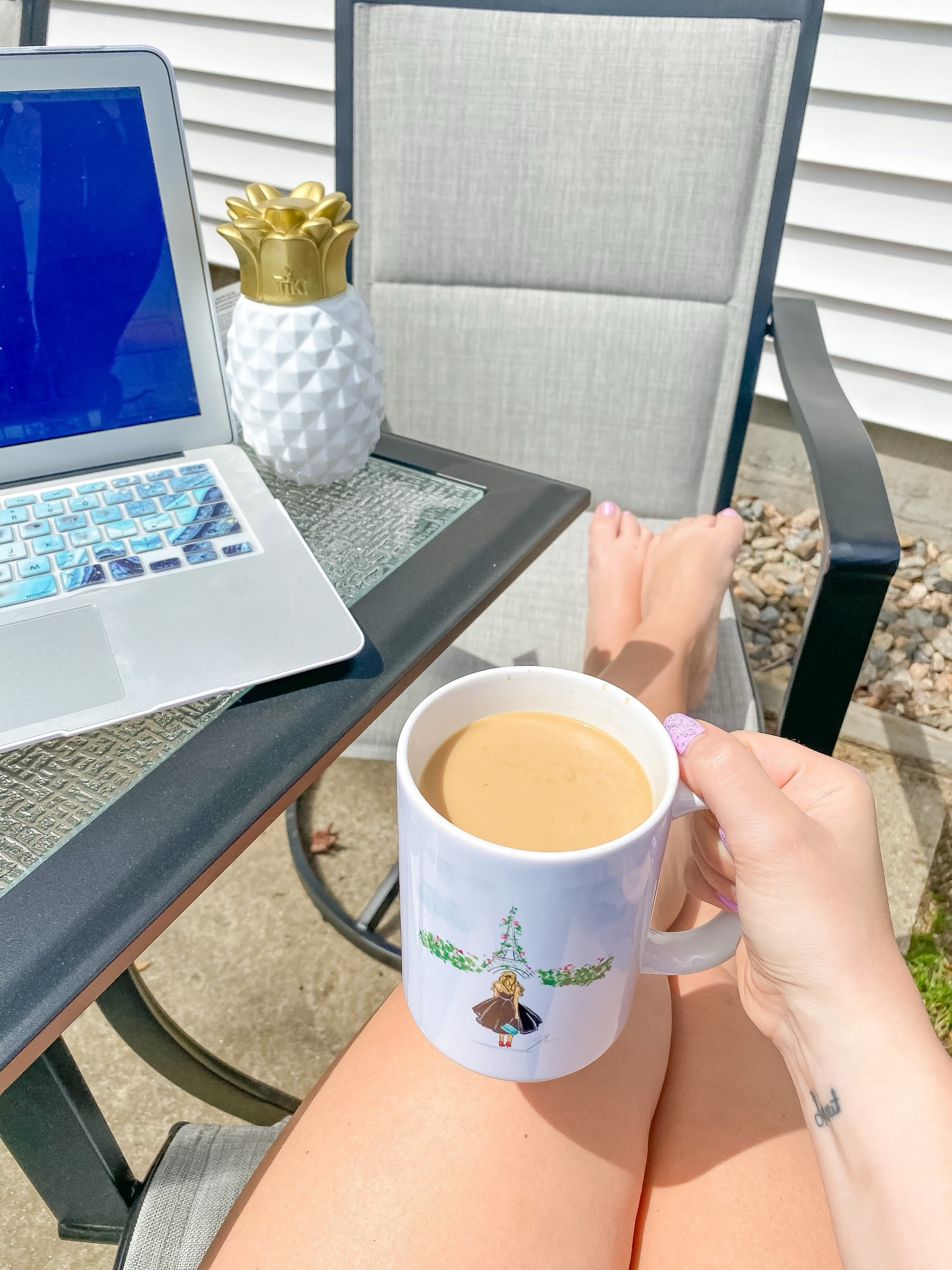 WFP: work from patio. 

#LTKhome #LTKfamily #LTKSeasonal