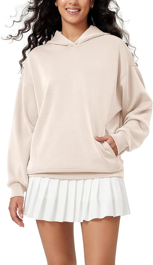 ODODOS Women's Modal Soft Oversized Hoodies Long Sleeve Hooded Sweatshirts Pullover Top with Kang... | Amazon (US)