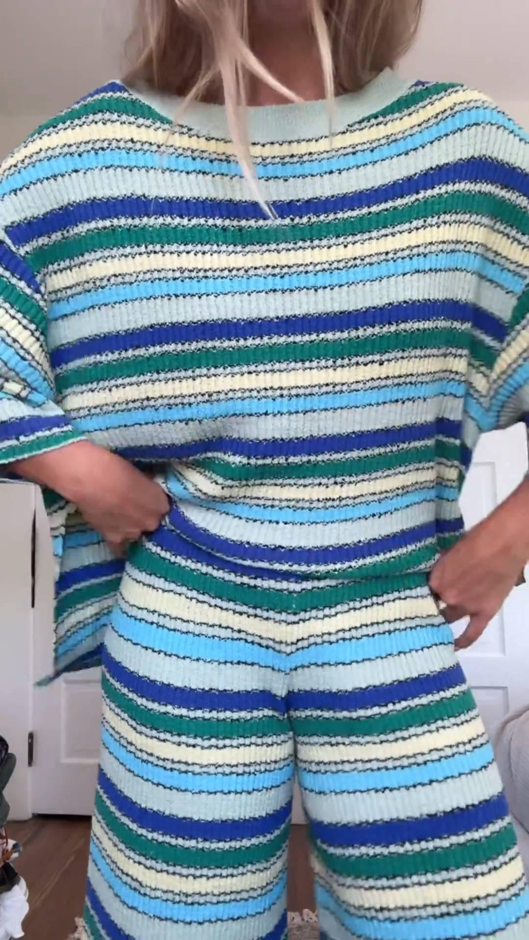 This Free People striped sweater has been one of my favorites! 🩵

#LTKSeasonal