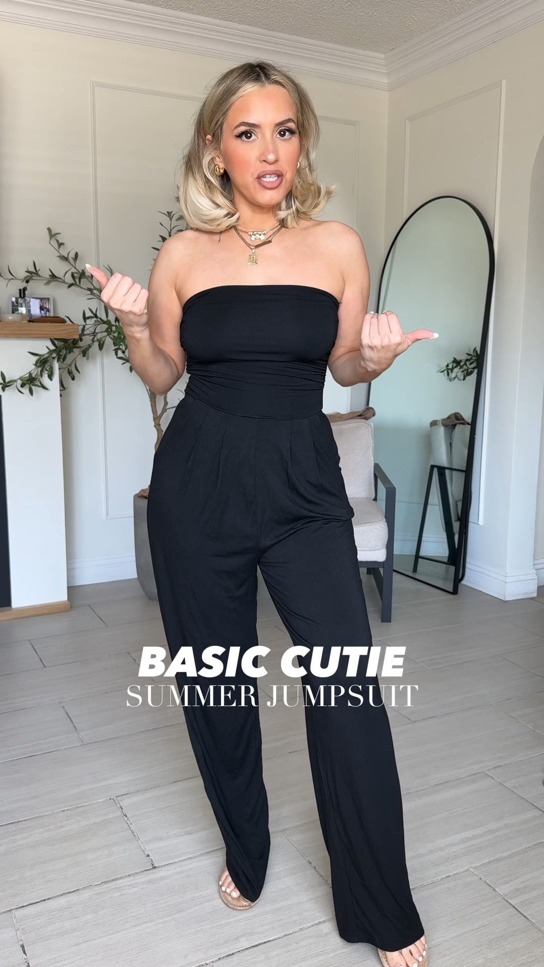 A basic but cutie summer jumpsuit 😍 wearing a size small! 

✔️I linked my fave strapless bra I'm wearing
✔️ also linked the lightweight shaper shorts I'm wearing! If you have a big booty, this jumpsuit will be a tad see through
✔️ exact heels I'm wearing are sold out from Zara but I linked super cute similar ones!!! 

#LTKStyleTip #LTKFindsUnder50 #LTKU