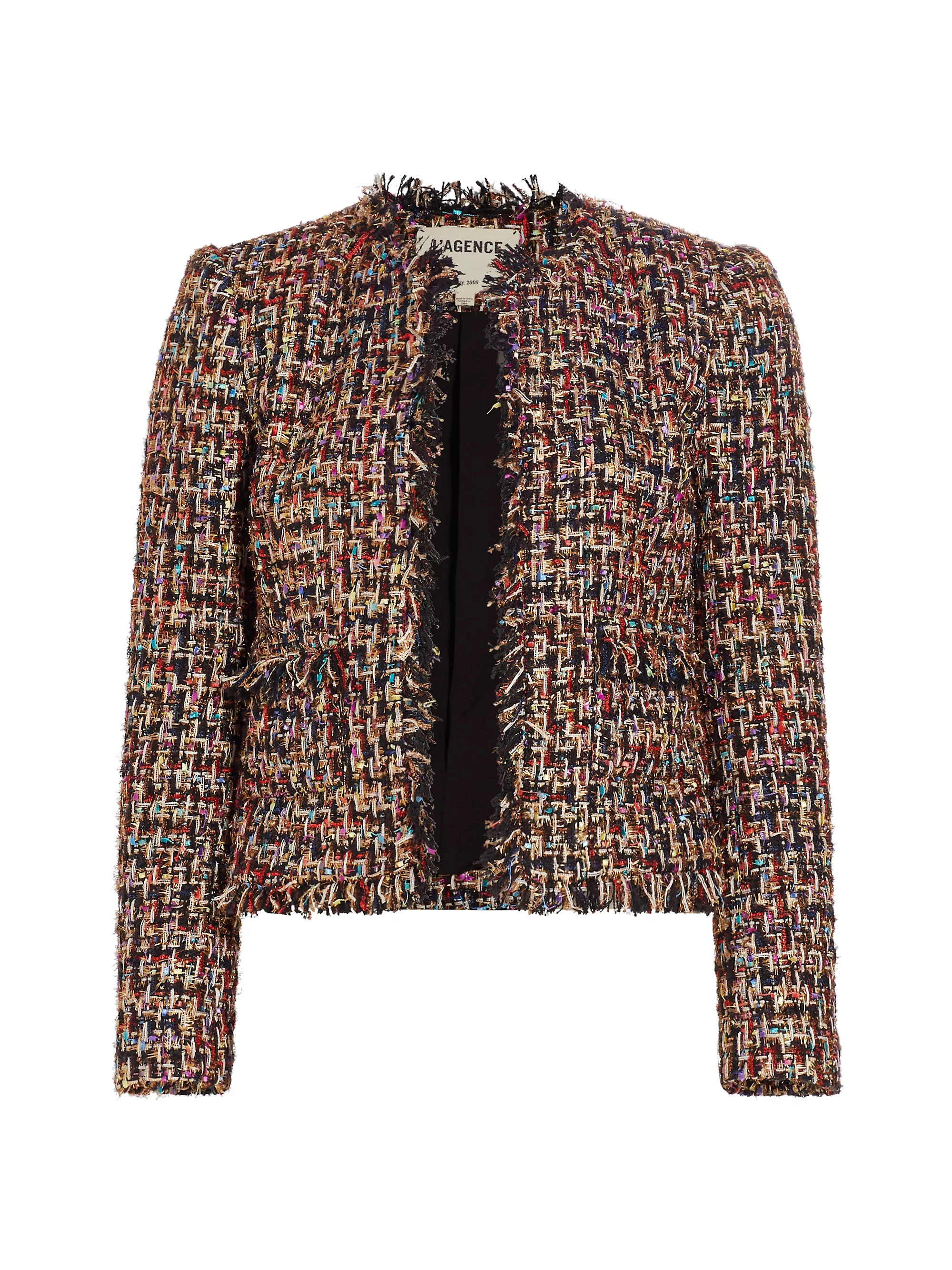 Angelina Tweed Plaid Jacket | Saks Fifth Avenue