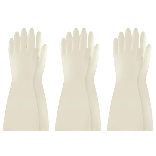 BOOMJOY Nitrile Cleaning Gloves, Long Cuff Dishwashing Gloves Heavy Duty, Reusable Medium Gloves ... | Amazon (US)